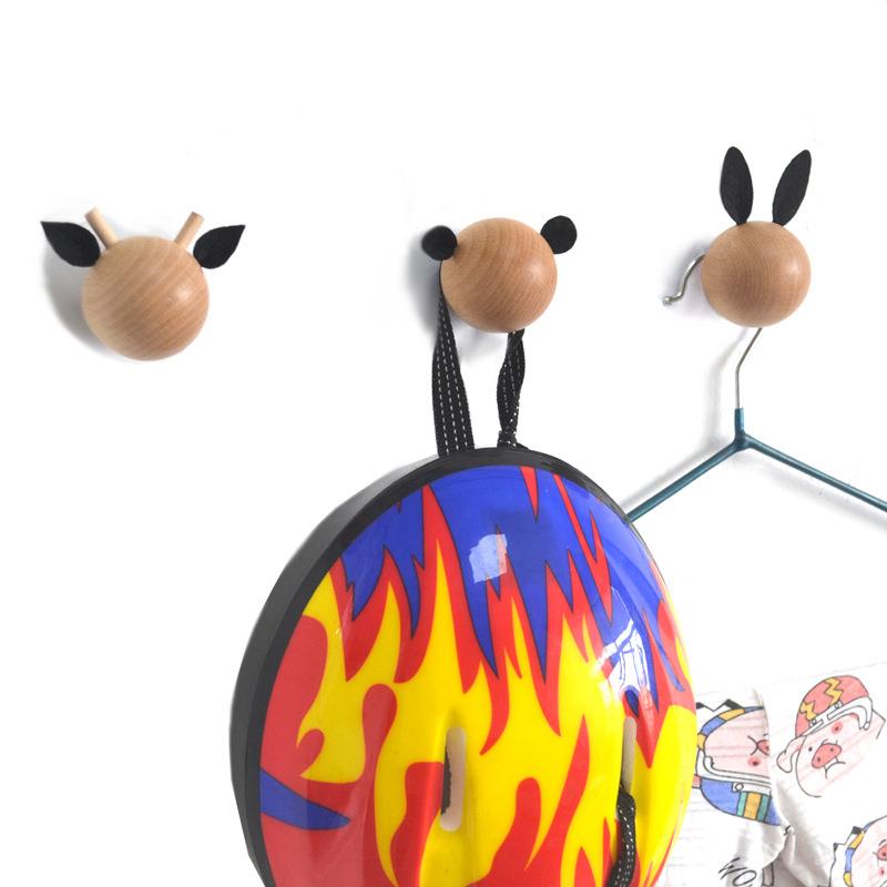 Baby Nursery Hooks - Современные минималистичные деревянные настенные крючки с