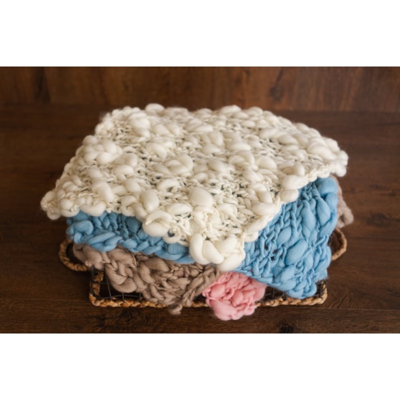 Baby Nursery Ideas - Массивное вязаное детское одеяло Merino -