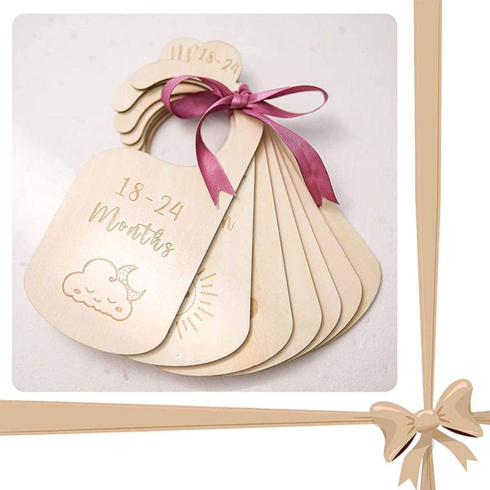 Baby Nursery Hangers - Набор из 7/8 деревянных разделителей для