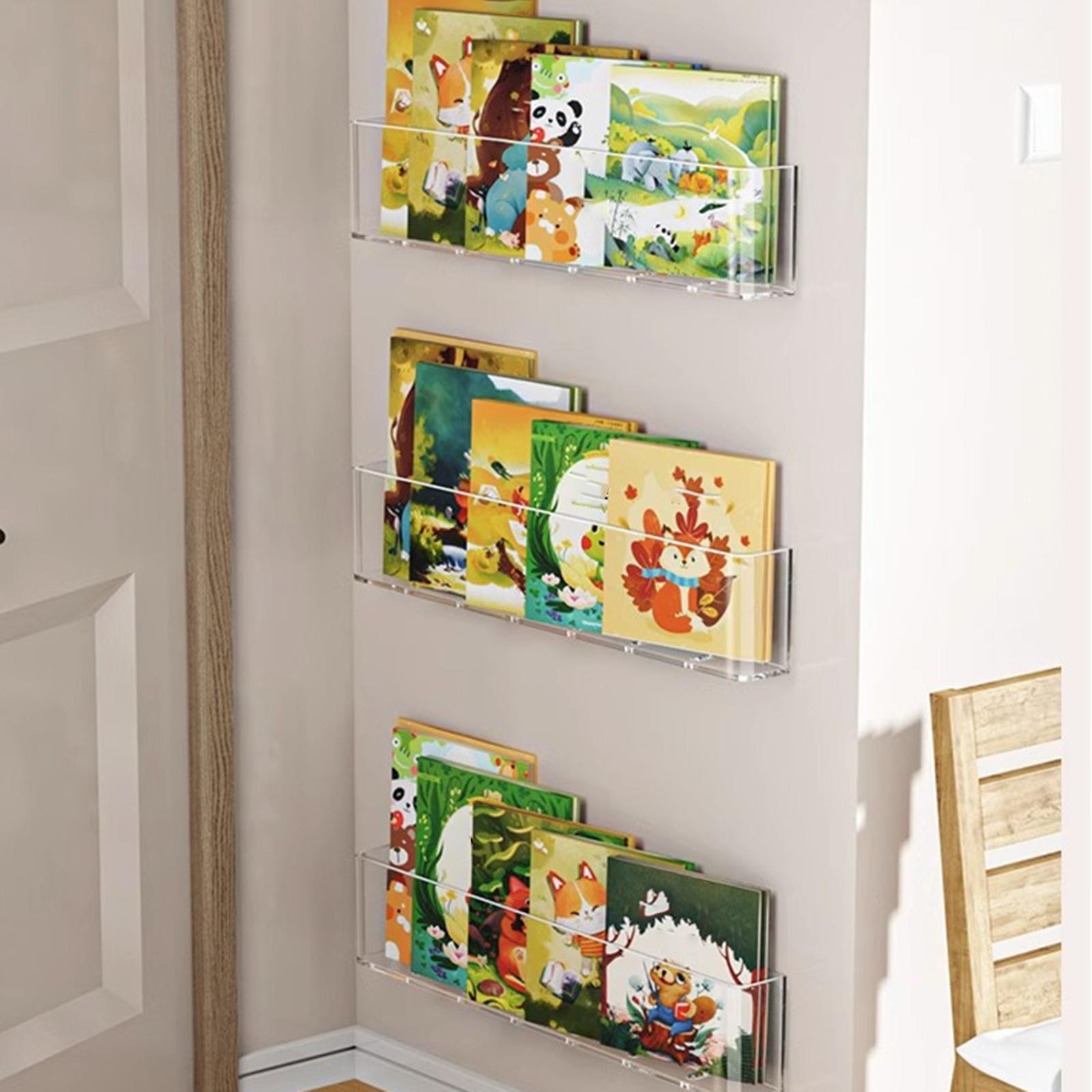 Baby Nursery Floating Shelves - 3x плавающие книжные полки для классной