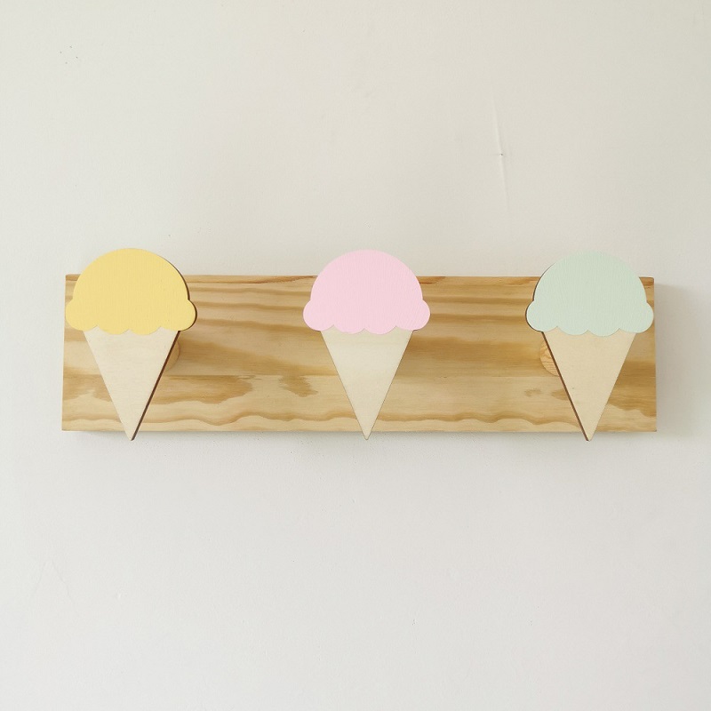 Baby Nursery Hooks - Декоративные крючки для девочек, деревянная настенная
