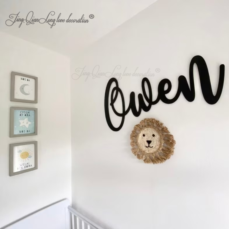 Baby Nursery Name Letters - Декоративная деревянная вывеска на заказ-имя ребенка