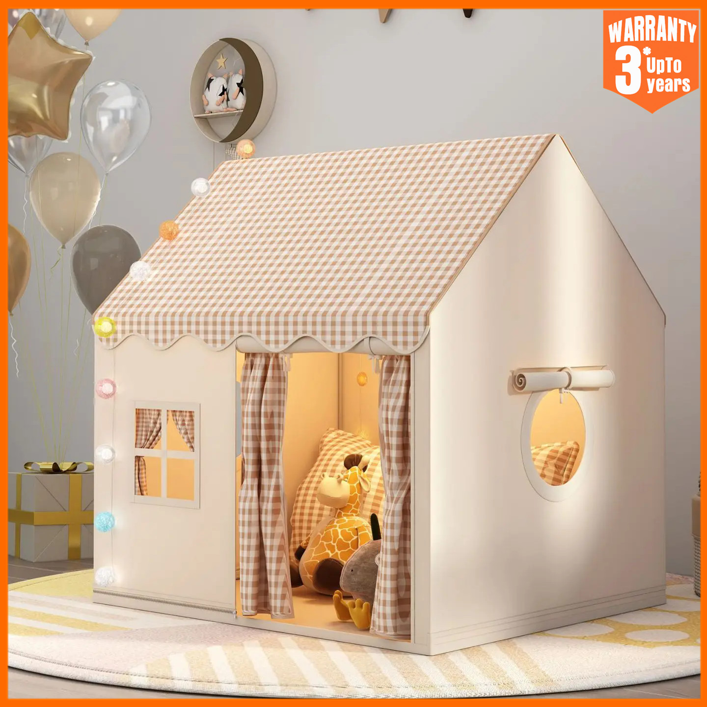 Baby Nursery Letters - Детская игровая палатка-домик «Замок принцессы», складная,