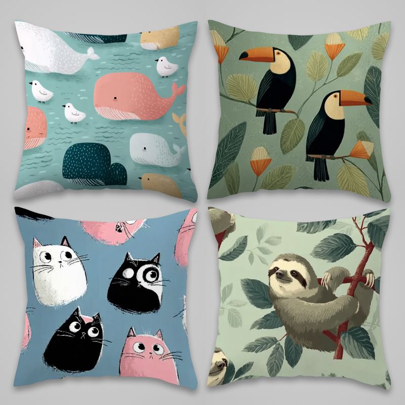 Baby Nursery Bedding Sets - Набор из 4 наволочек с милыми