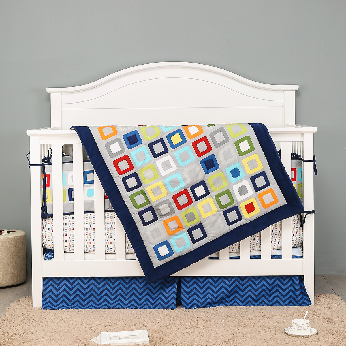 Baby Nursery Bedding Sets - Комплект постельного белья для кроватки, 7