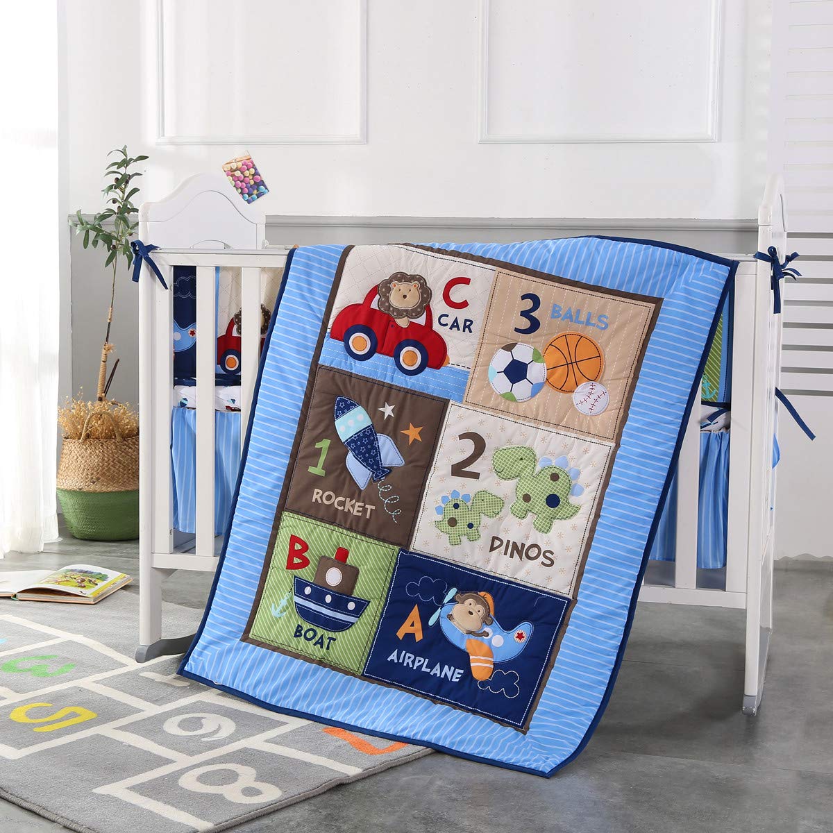 Baby Nursery Bedding Sets - Комплект постельного белья для кроватки из
