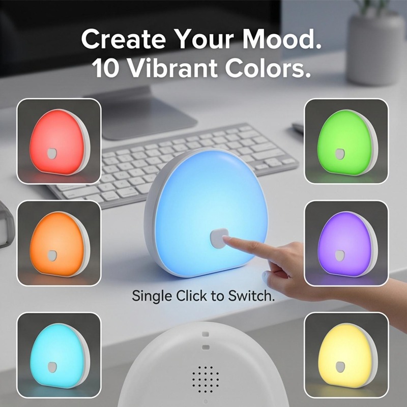 Машина для сна с RGB-подсветко – обзор и цена Baby Sound Machine White