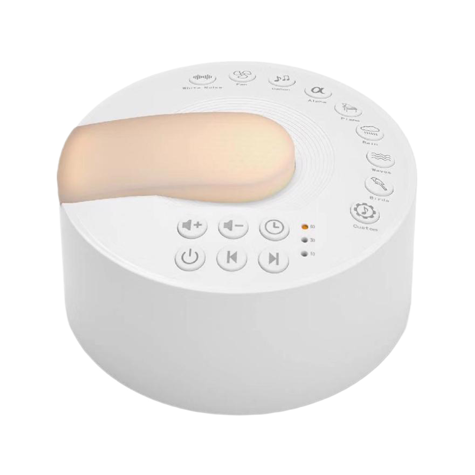 Перезаряжаемая машина с белым  – обзор и цена Baby Sound Machine White