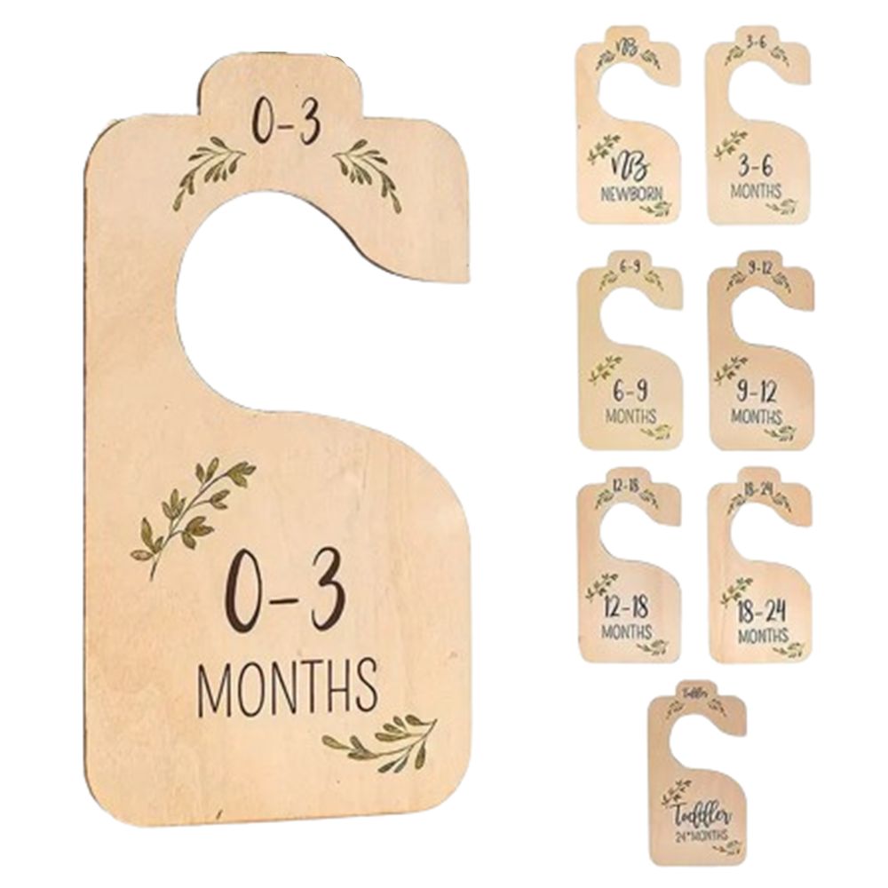 Набор из 7/8 деревянных раздел – обзор и цена Baby Nursery Hangers