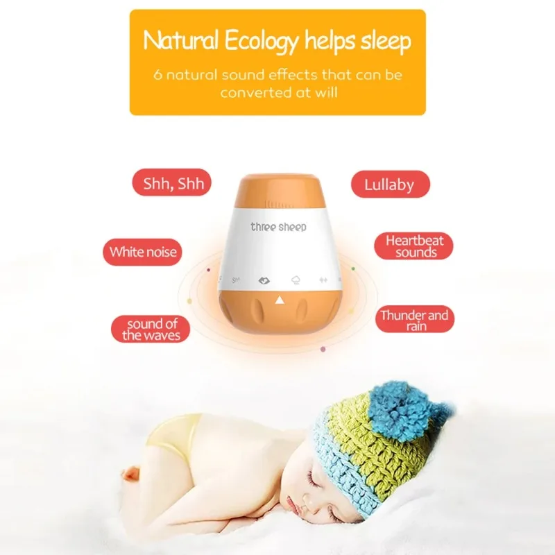 Детский аппарат для белого шум – обзор и цена Baby Sound Machine White