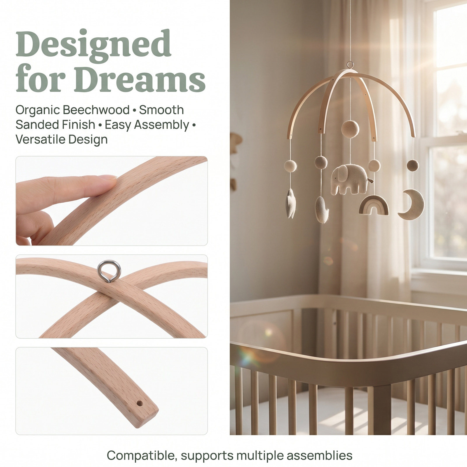 Бамбуковая деревянная подставк – обзор и цена Baby Nursery Hangers
