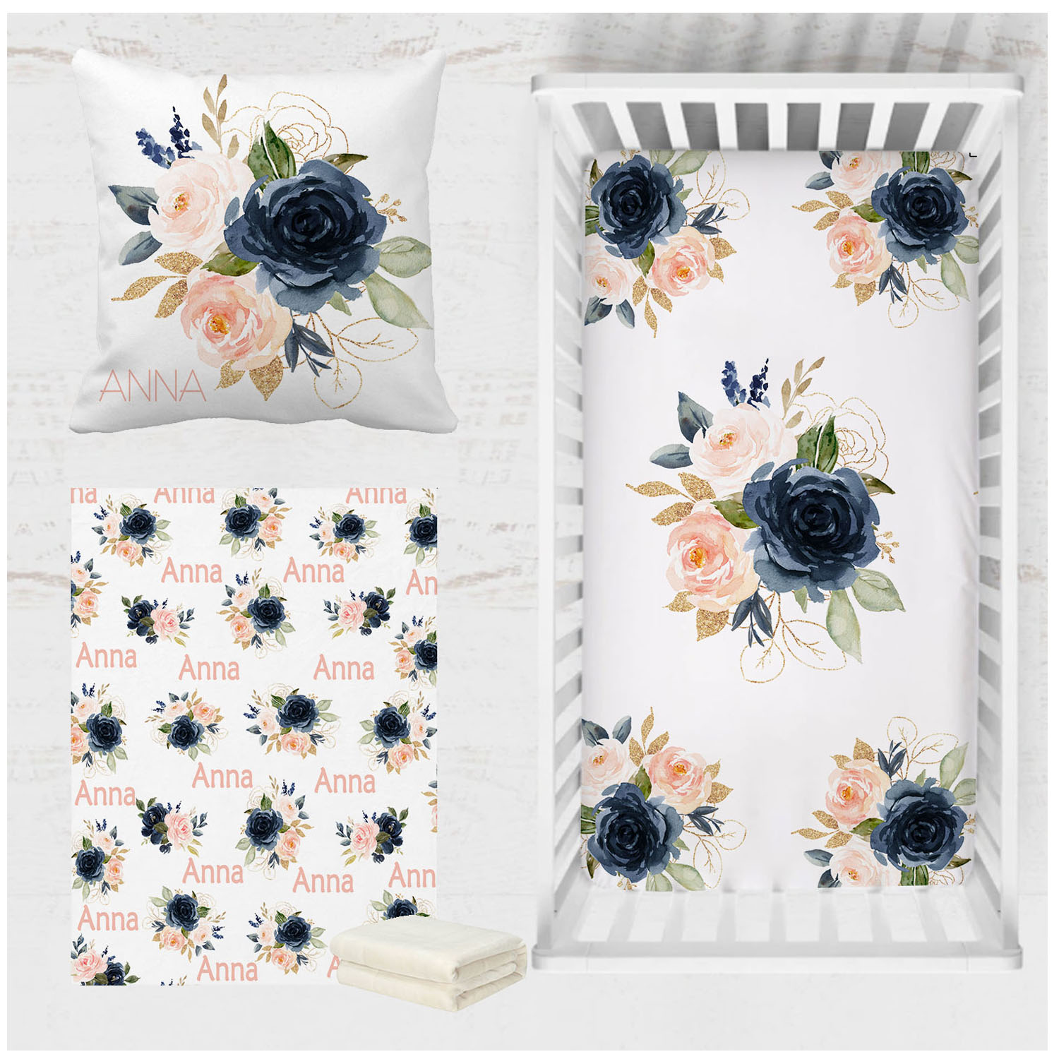 Комплект постельного белья LVY – обзор и цена Baby Nursery Bedding Sets