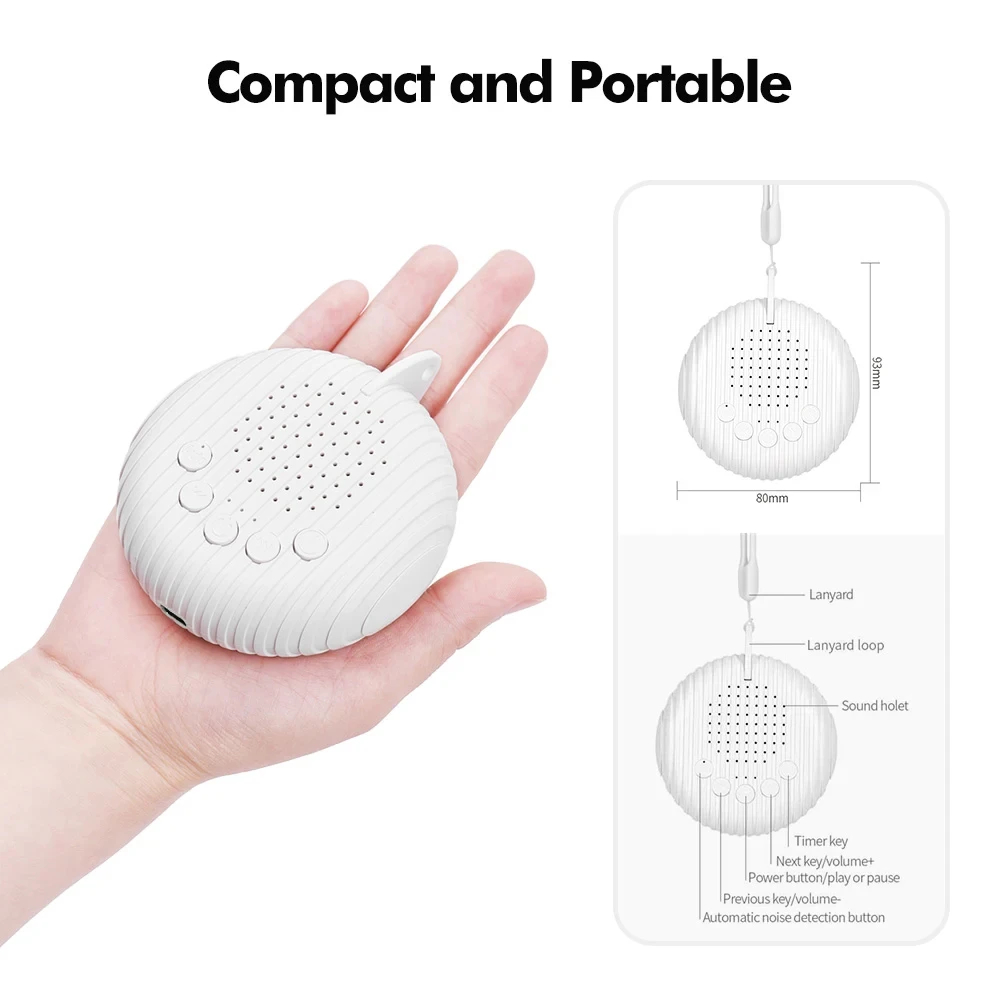 Новая портативная звуковая маш – обзор и цена Baby Sound Machine White