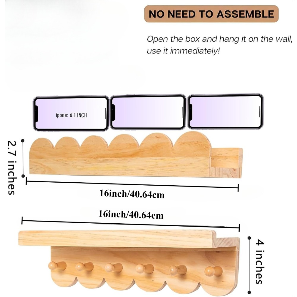 Полки для детских книг, 3 шт., – обзор и цена Baby Nursery Floating Shelves