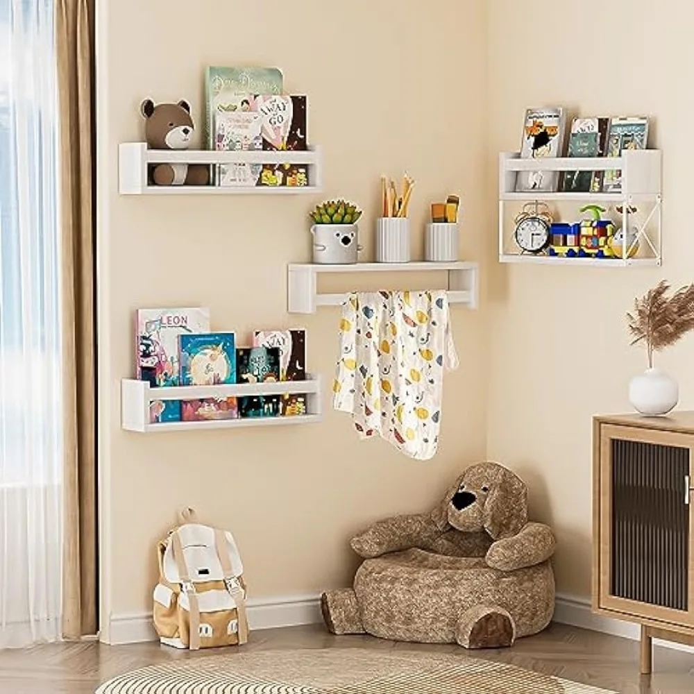 Набор полков для детских книг  – обзор и цена Baby Nursery Floating Shelves