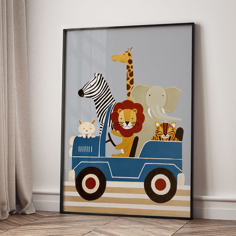 Забавные мультяшные животные:  – обзор и цена Baby Nursery Ideas